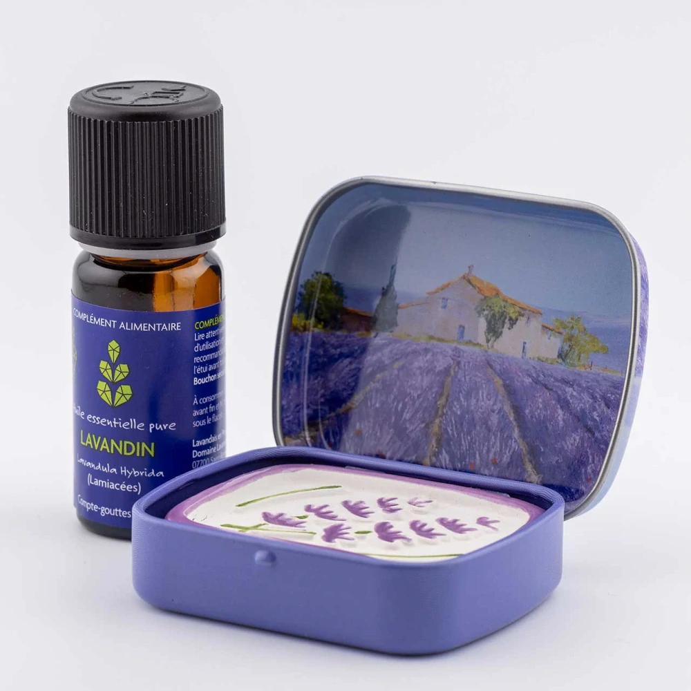 Levandulový esenciální olej 10 ml s difuzérem do kabelky