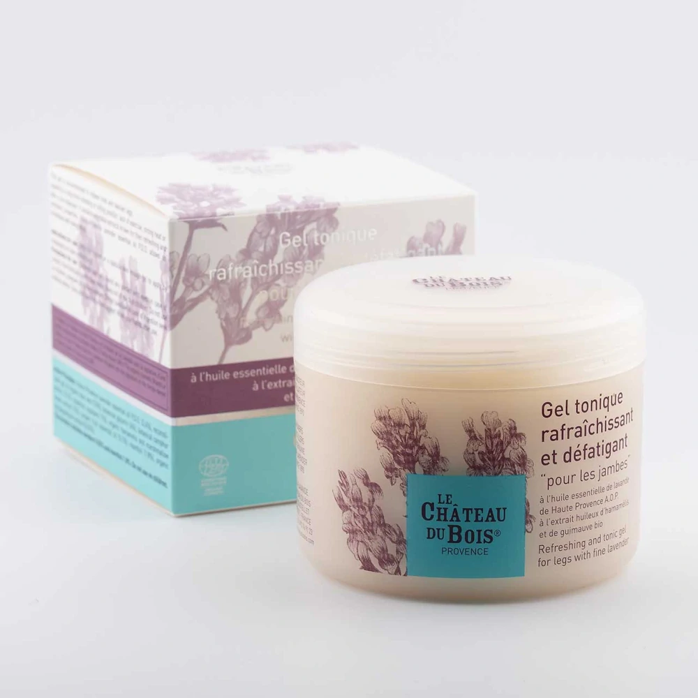 Bio levandulový tonizující gel na těžké nohy 250 ml Le Château du Bois
