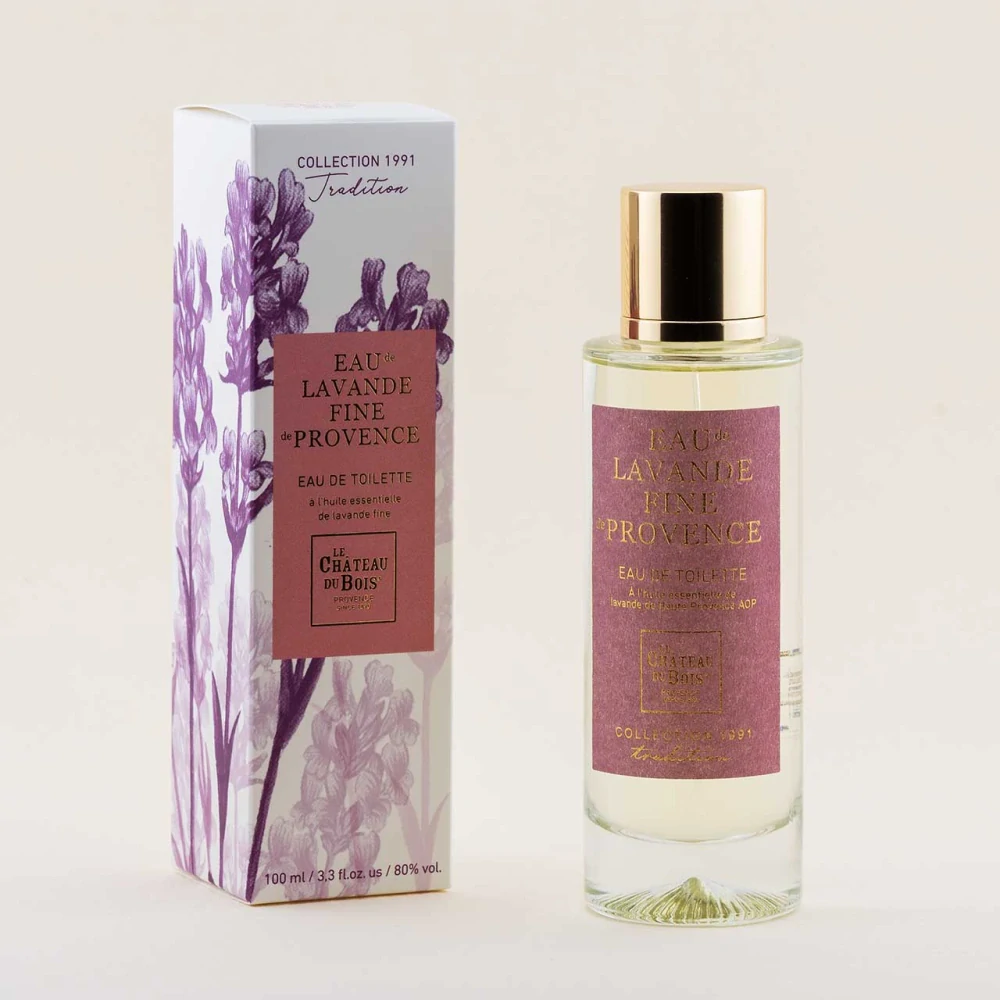 Eau de Lavande Fine de Provence - EDT 100 ml - Le Château du Bois